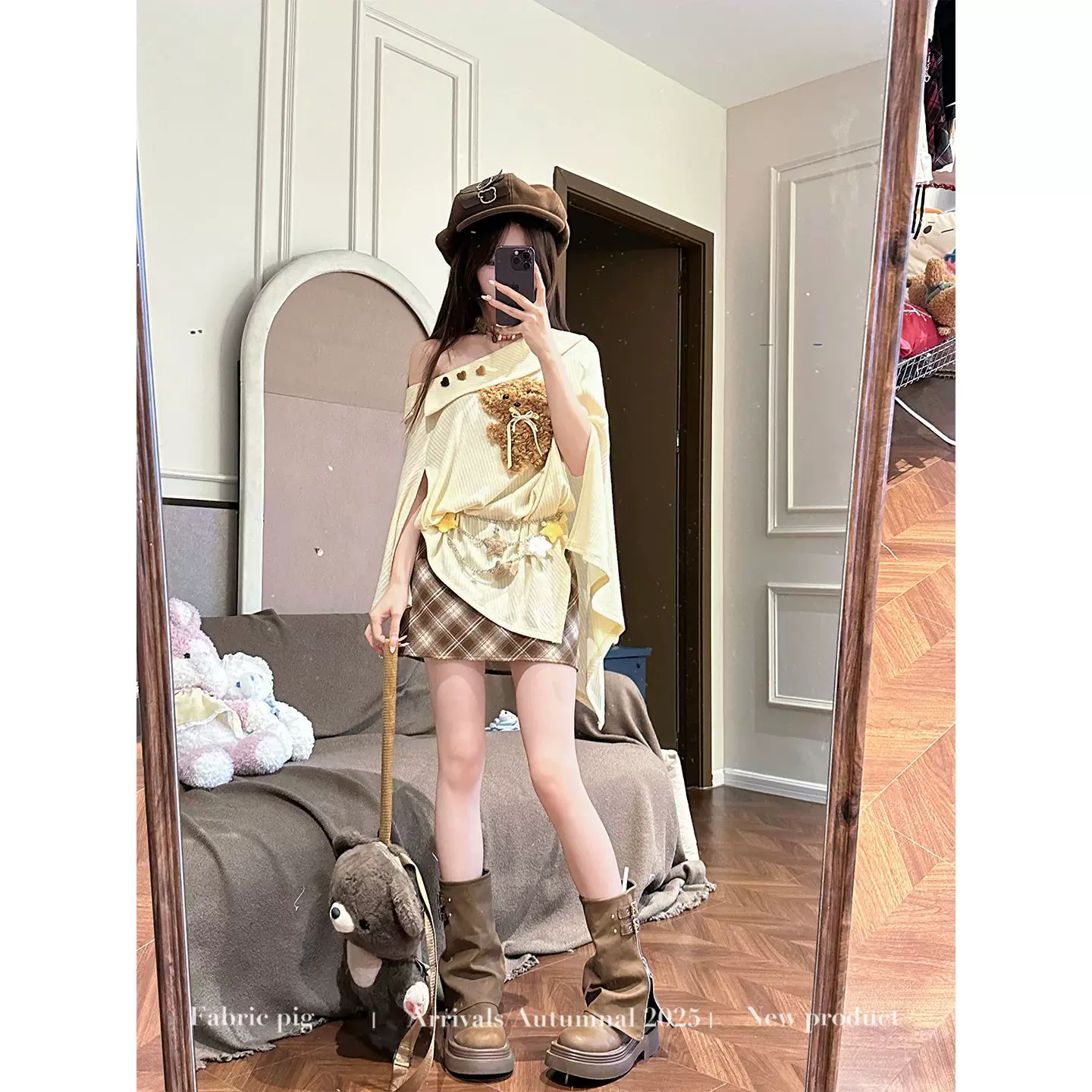fabricpig ニットポンチョコーデ（単品・セット）