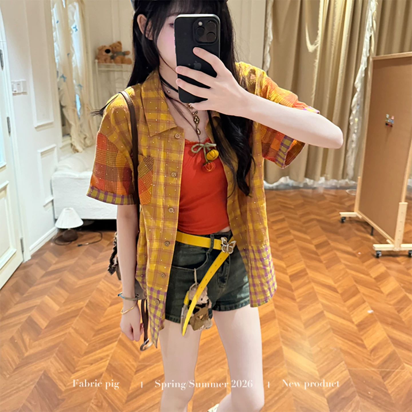 fabricpig チェックシャツコーデ（単品・セット）