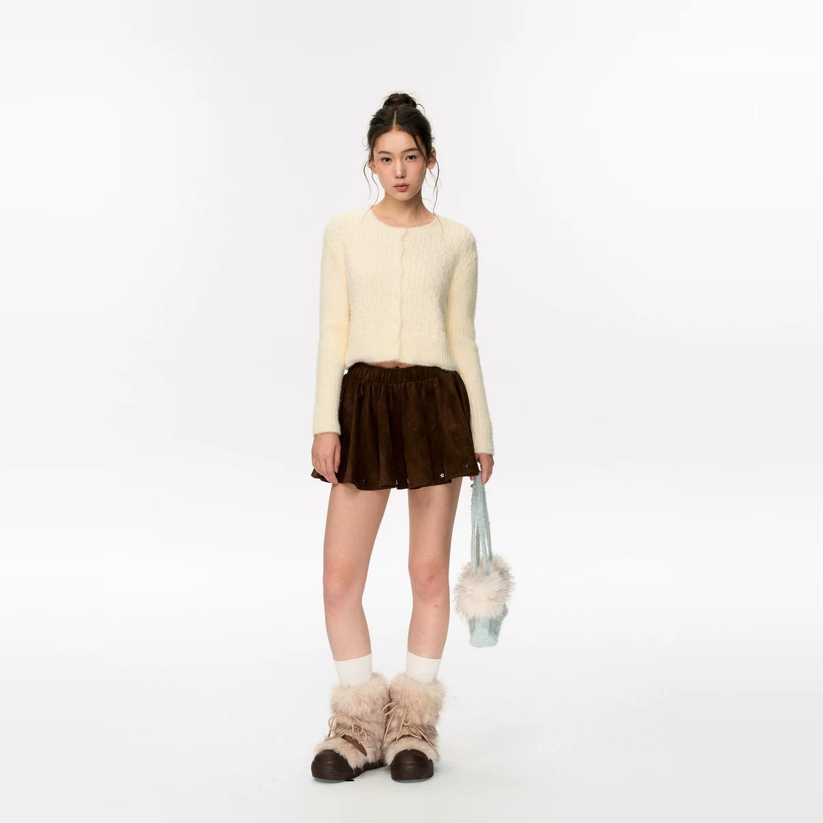 ablueberry ショート丈バルーンスカート