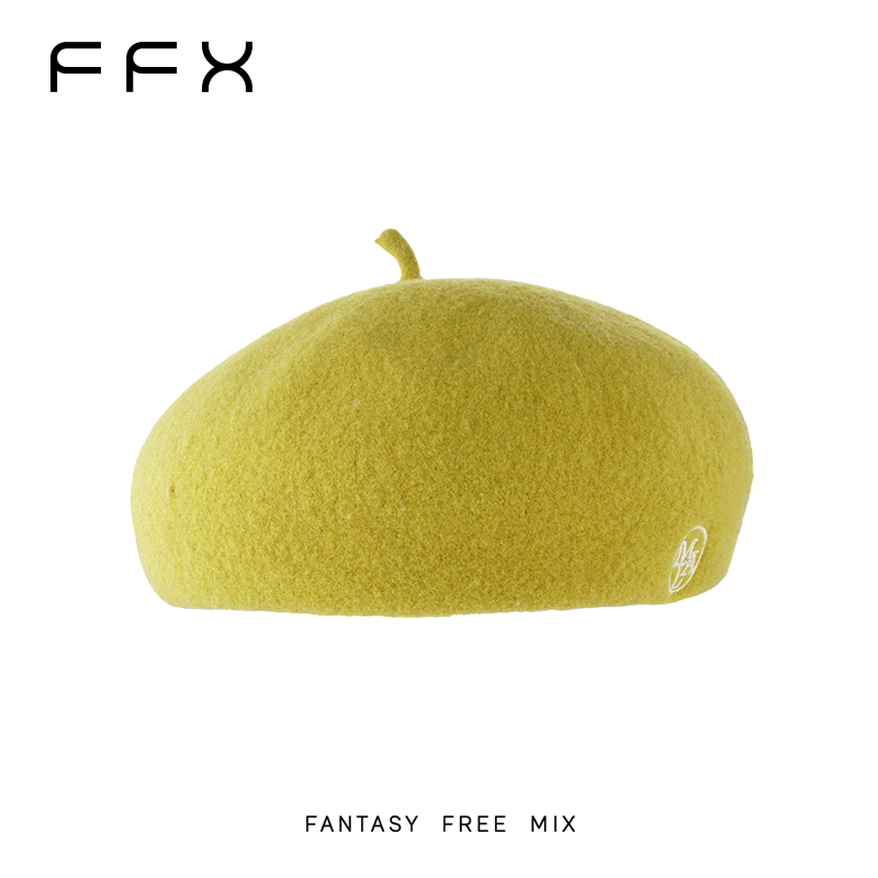 FFX イエロークラシックベレー帽