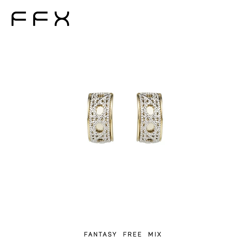 FFX バイカラースタッドピアス
