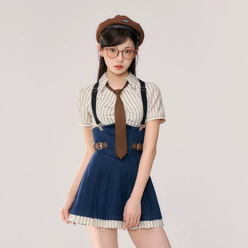 fabricpig ストライプシャツスクールコーデ（単品）