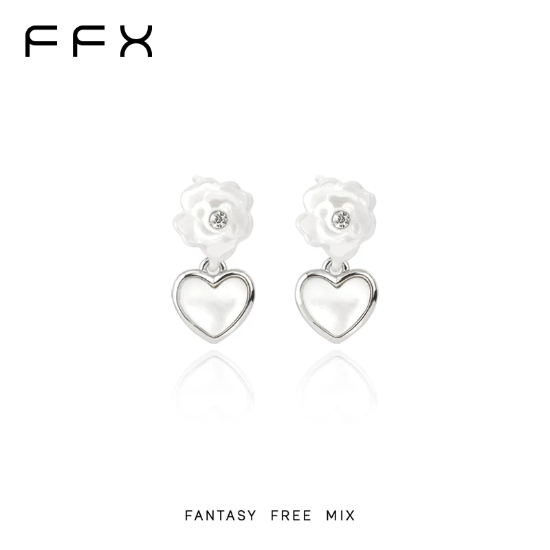 FFX ハートモチーフスタッドピアス