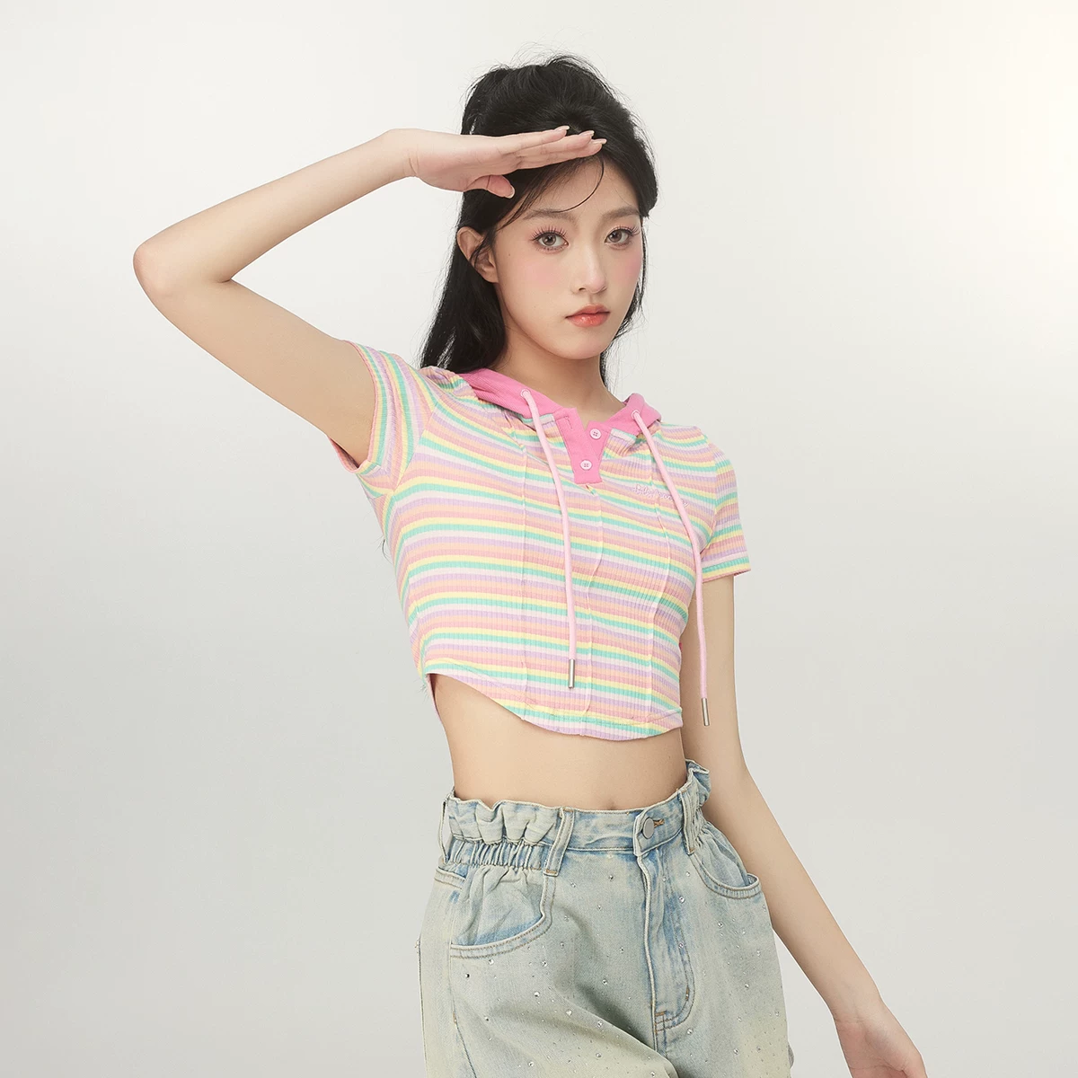 BETTERSAY ドローストリングTシャツ