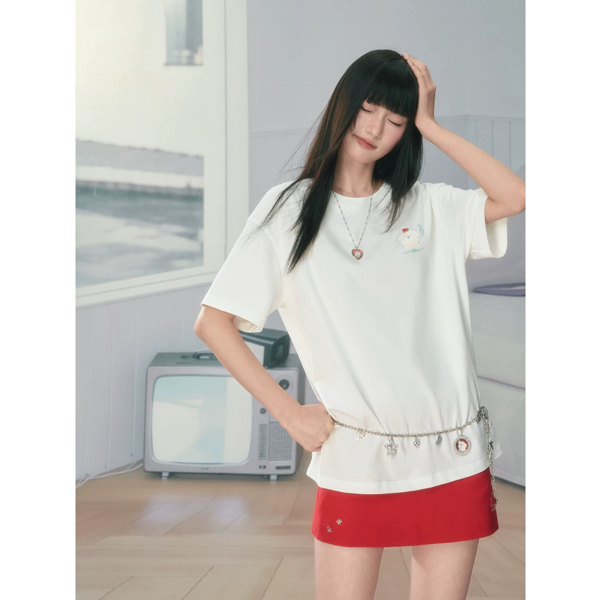 ablueberry 犬モチーフウエストチェーン