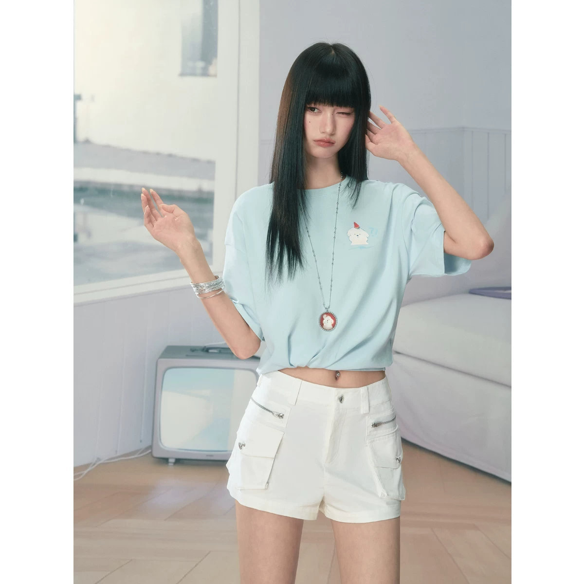 ablueberry 犬モチーフネックレス
