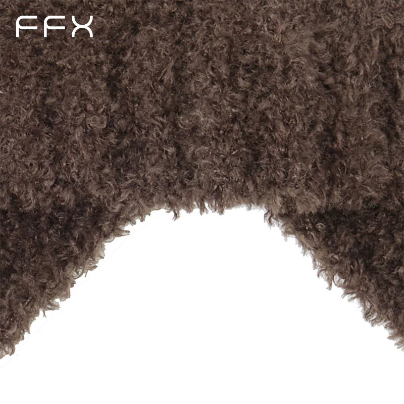 FFX 起毛くまモチーフニット帽
