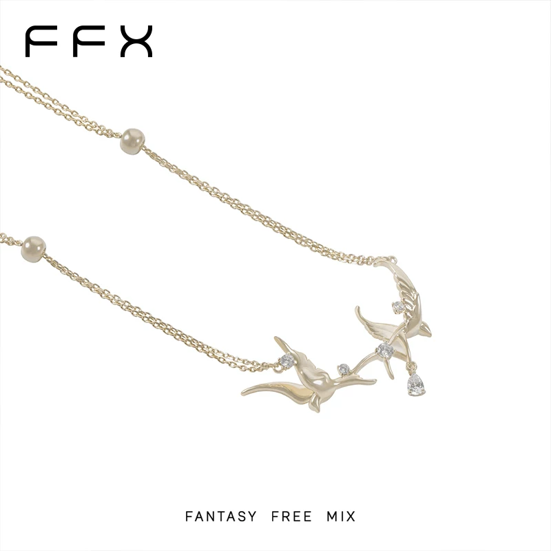 FFX ダブルラインネックレス