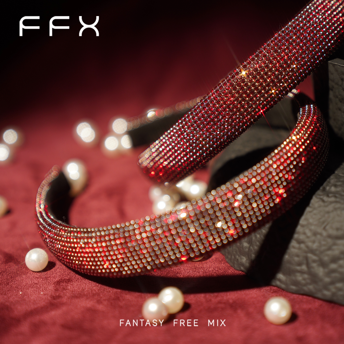 FFX ビジューボリュームカチューシャ