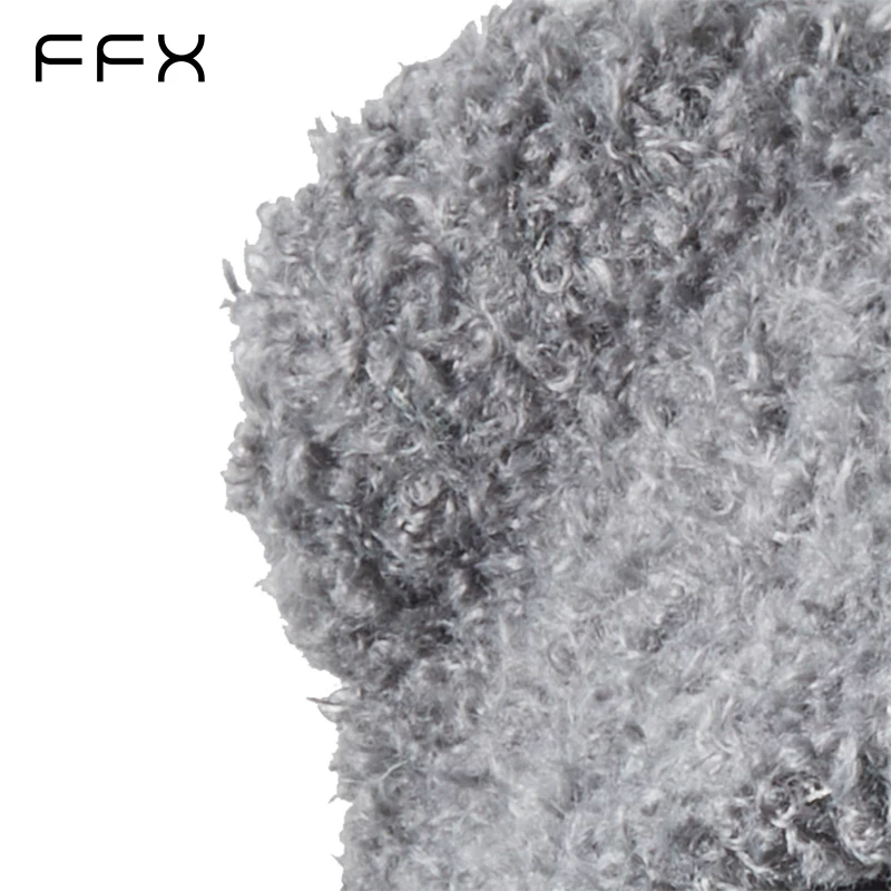 FFX 起毛くまモチーフニット帽