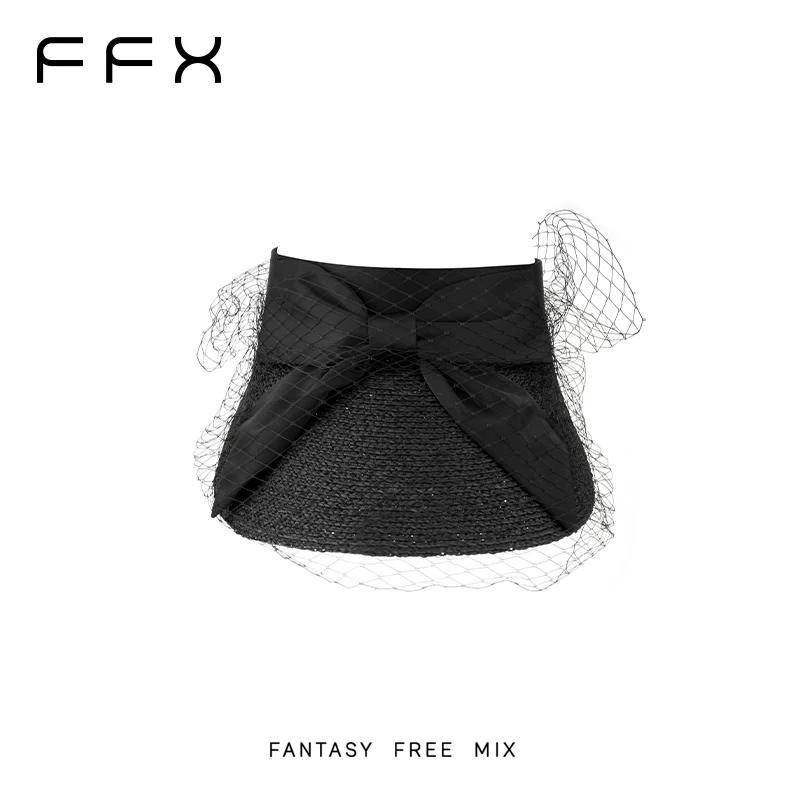 FFX チュールリボンサンバイザー