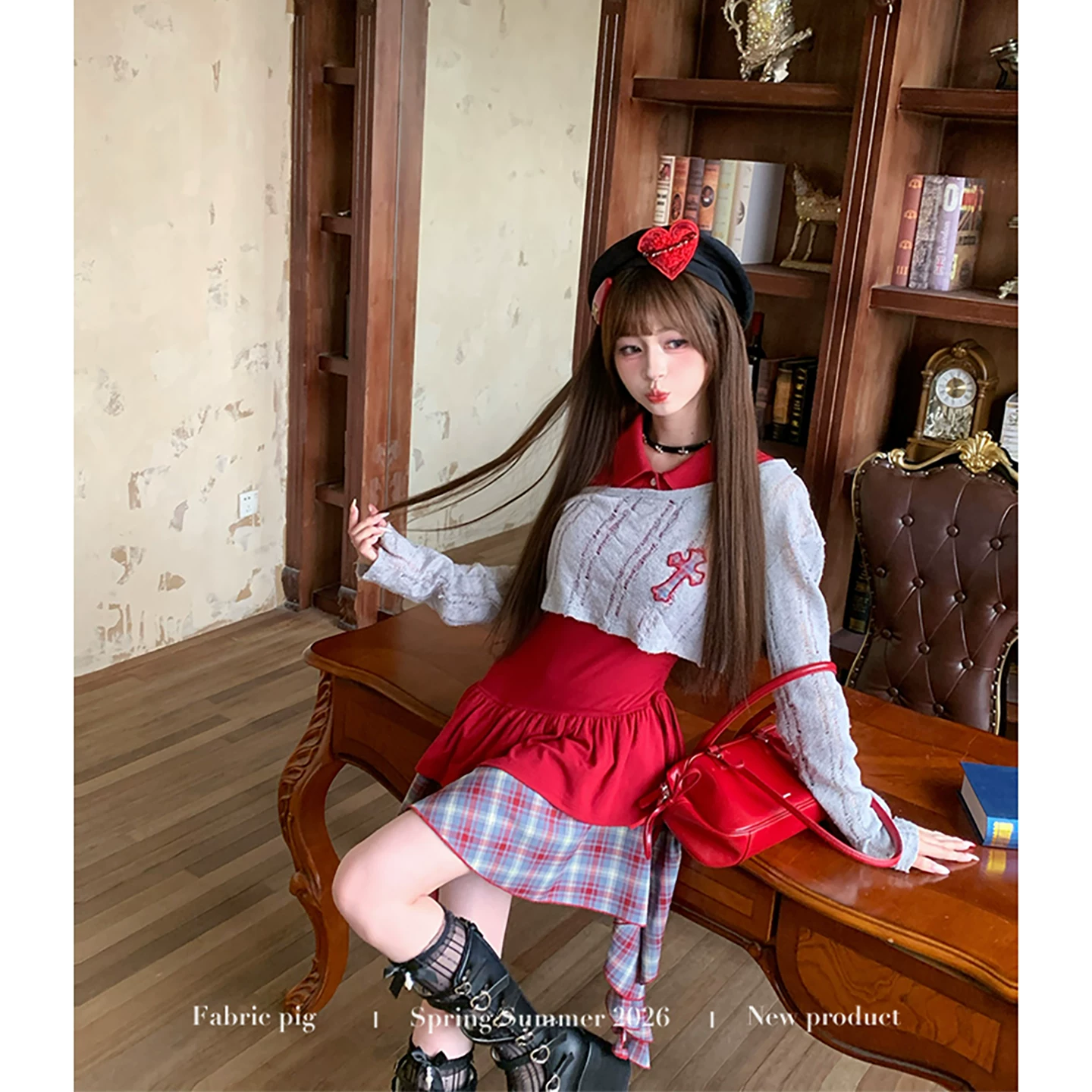 fabricpig チェック柄ワンピースコーデ（単品・セット）