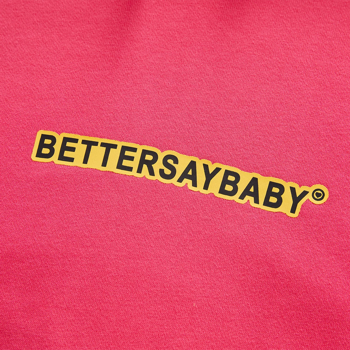 BETTERSAY プリントスウェットパーカー
