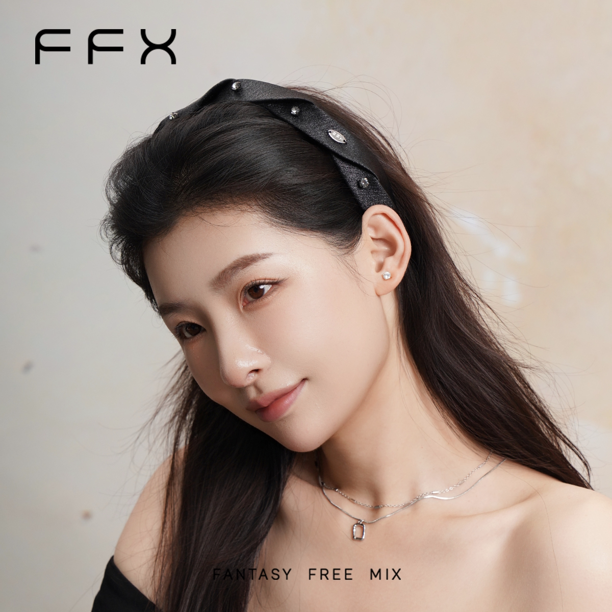 FFX サテンボリュームカチューシャ
