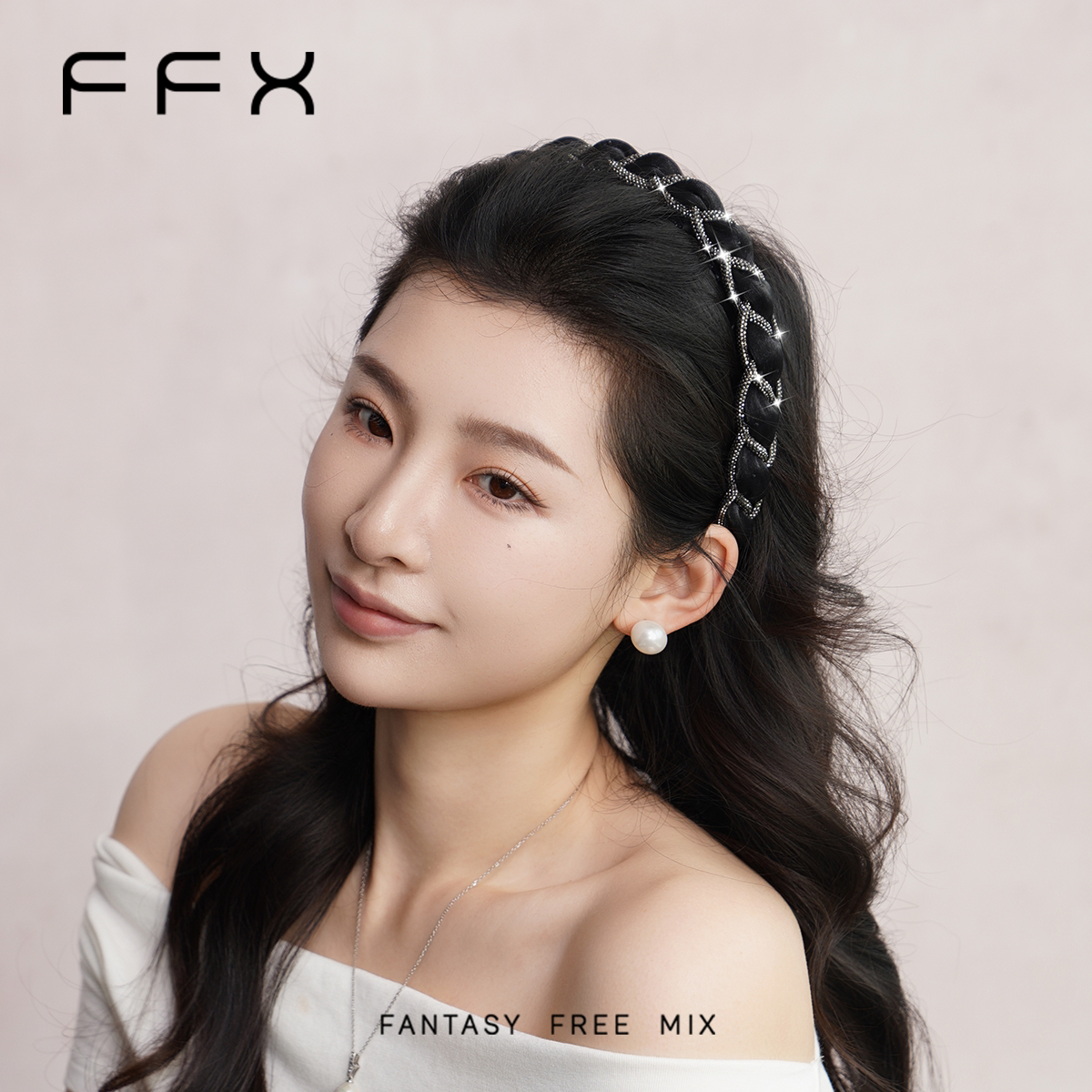 FFX 編み込みボリュームカチューシャ