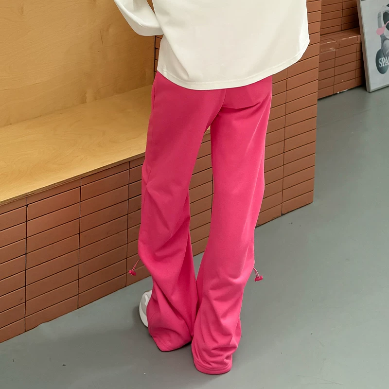 BETTERSAY ドローストリングフレアパンツ