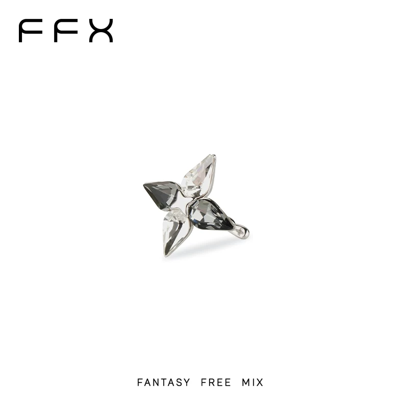 FFX バイカラー星モチーフイヤーカフ