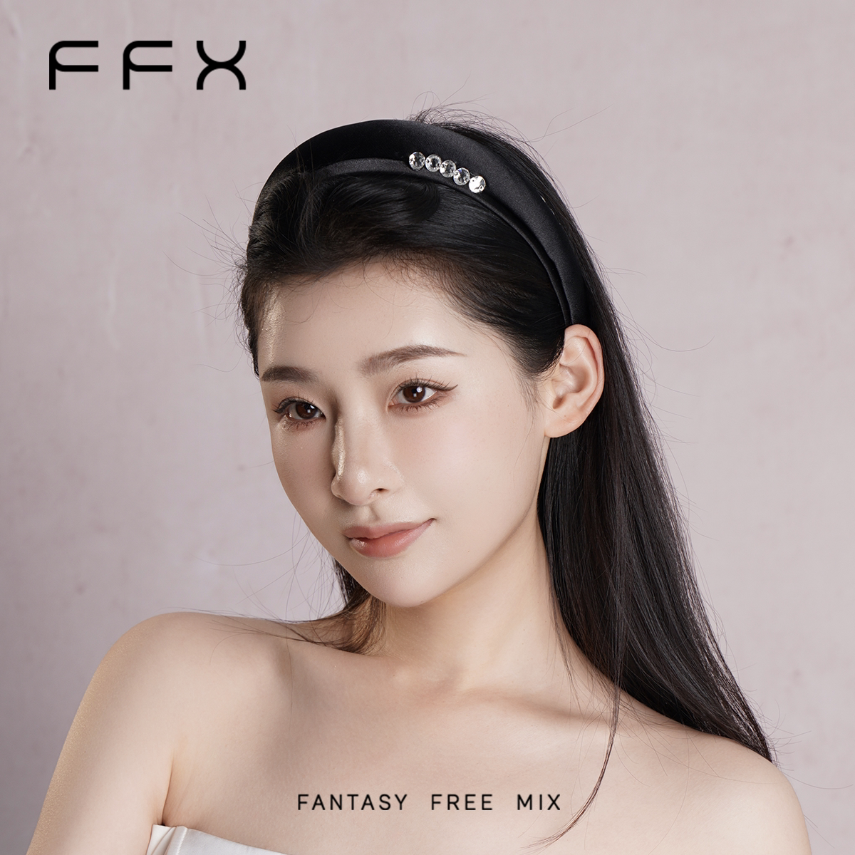 FFX ビジューワイドカチューシャ