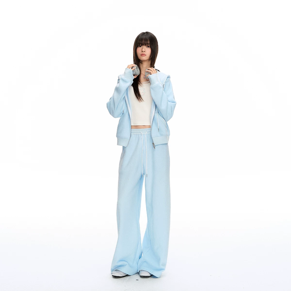 ablueberry リラックスフィットワイドパンツ