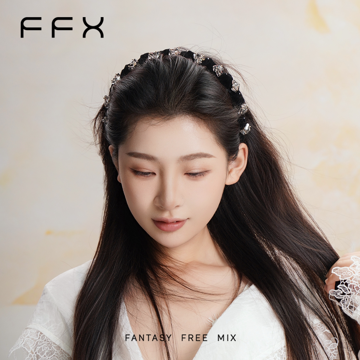 FFX 編み込みボリュームカチューシャ