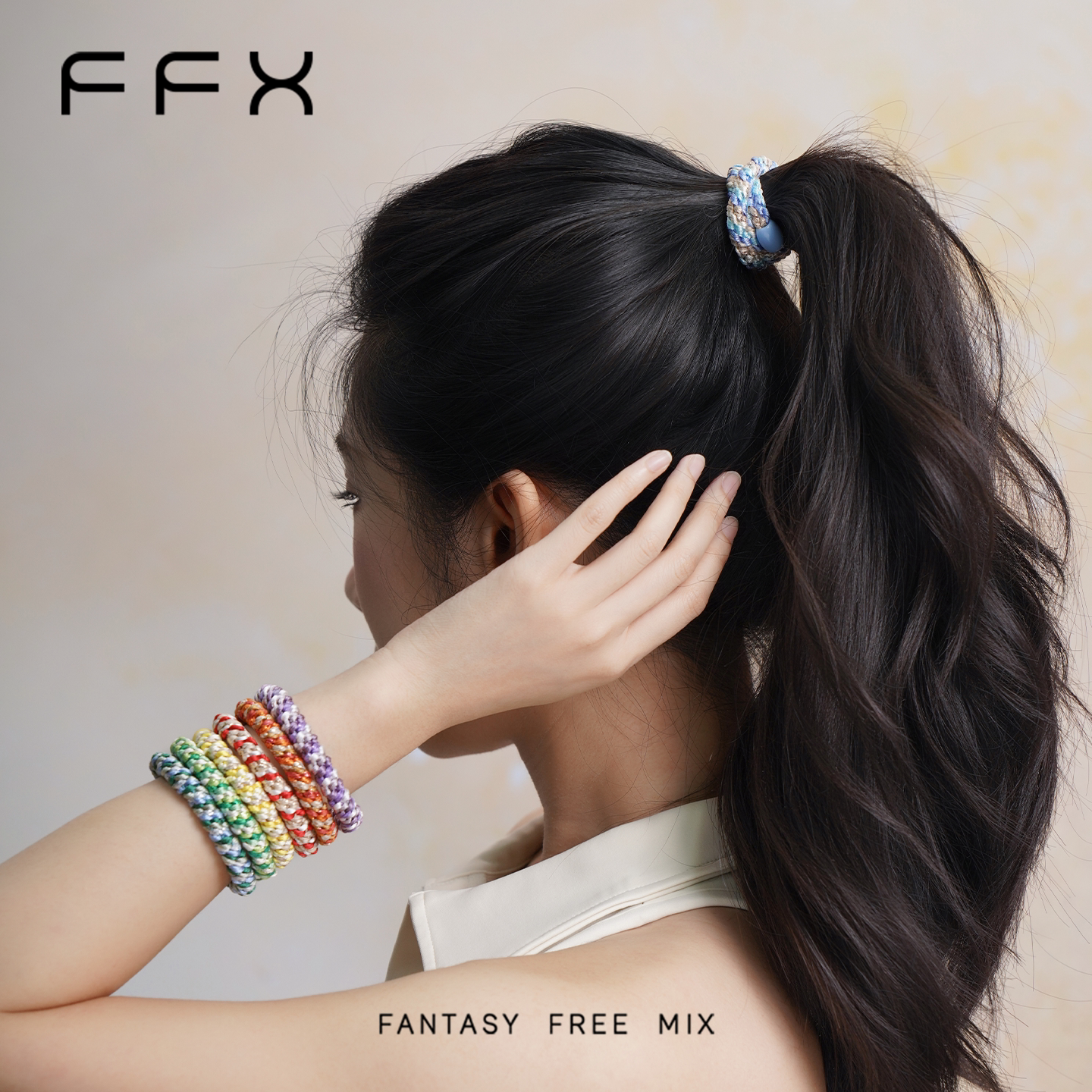 FFX ストレッチストレッチヘアゴム
