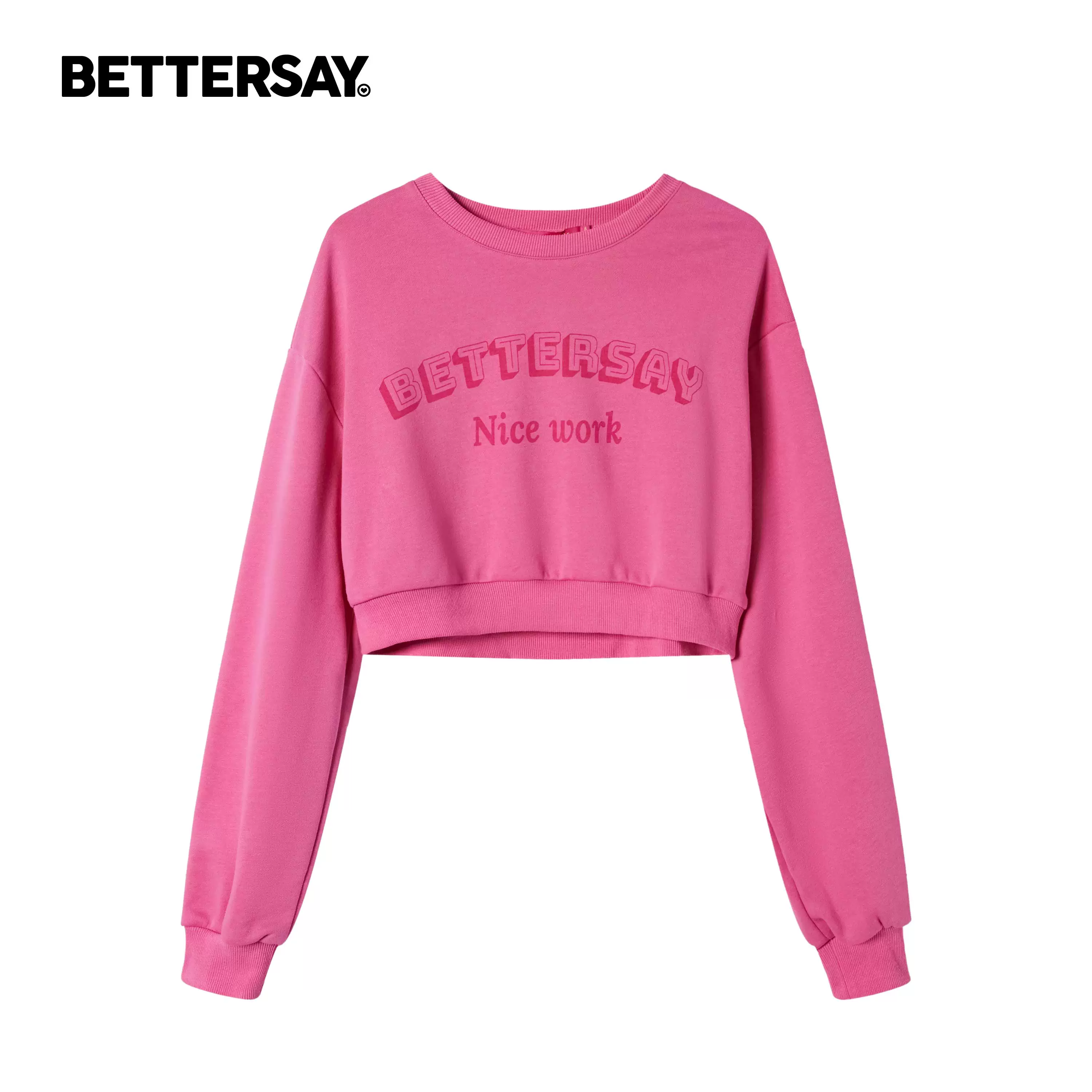 BETTERSAY ショート丈スウェット