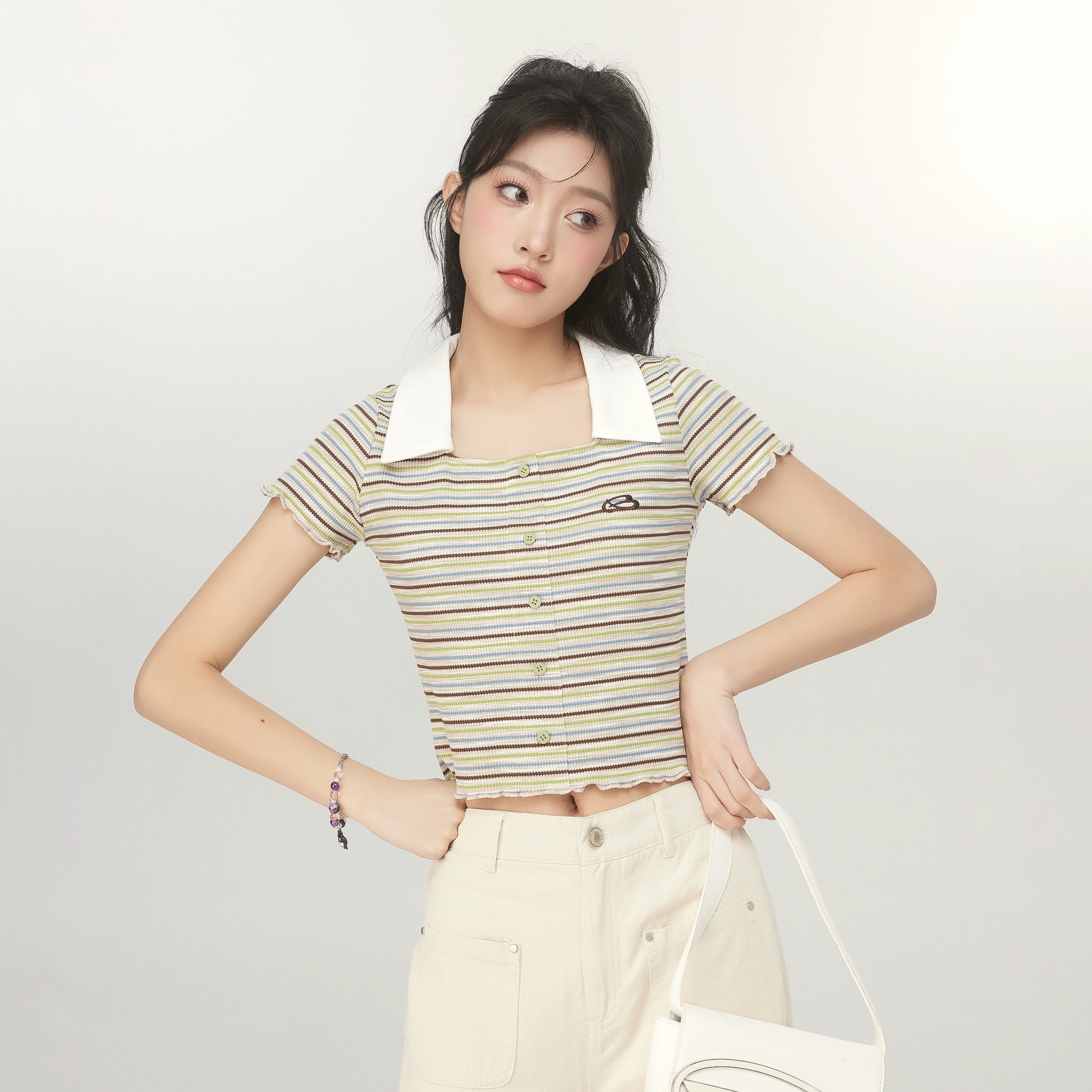 BETTERSAY ショート丈Tシャツ