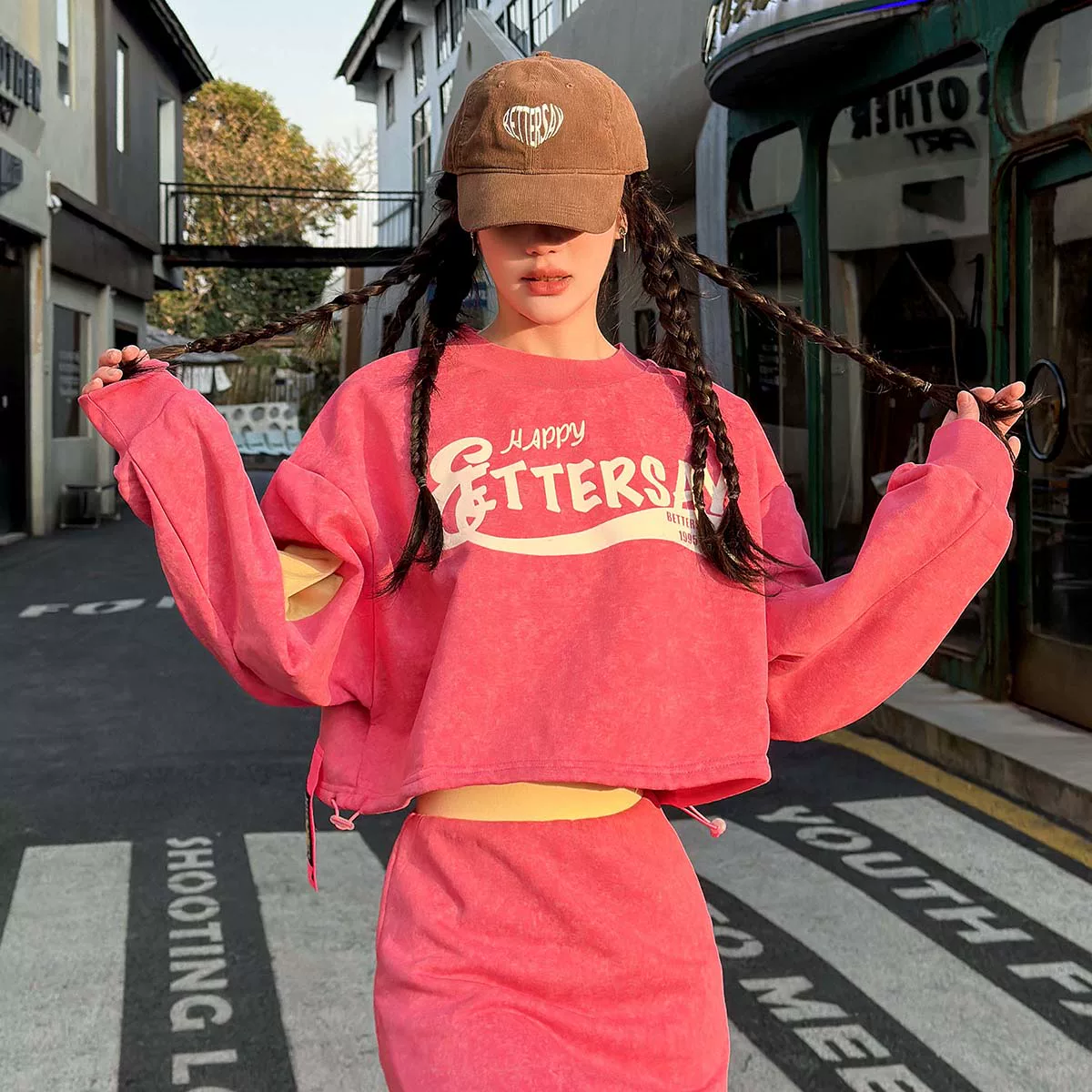 BETTERSAY ドローストリングスウェット