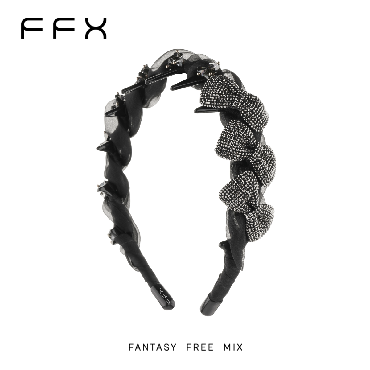 FFX チュールリボンカチューシャ