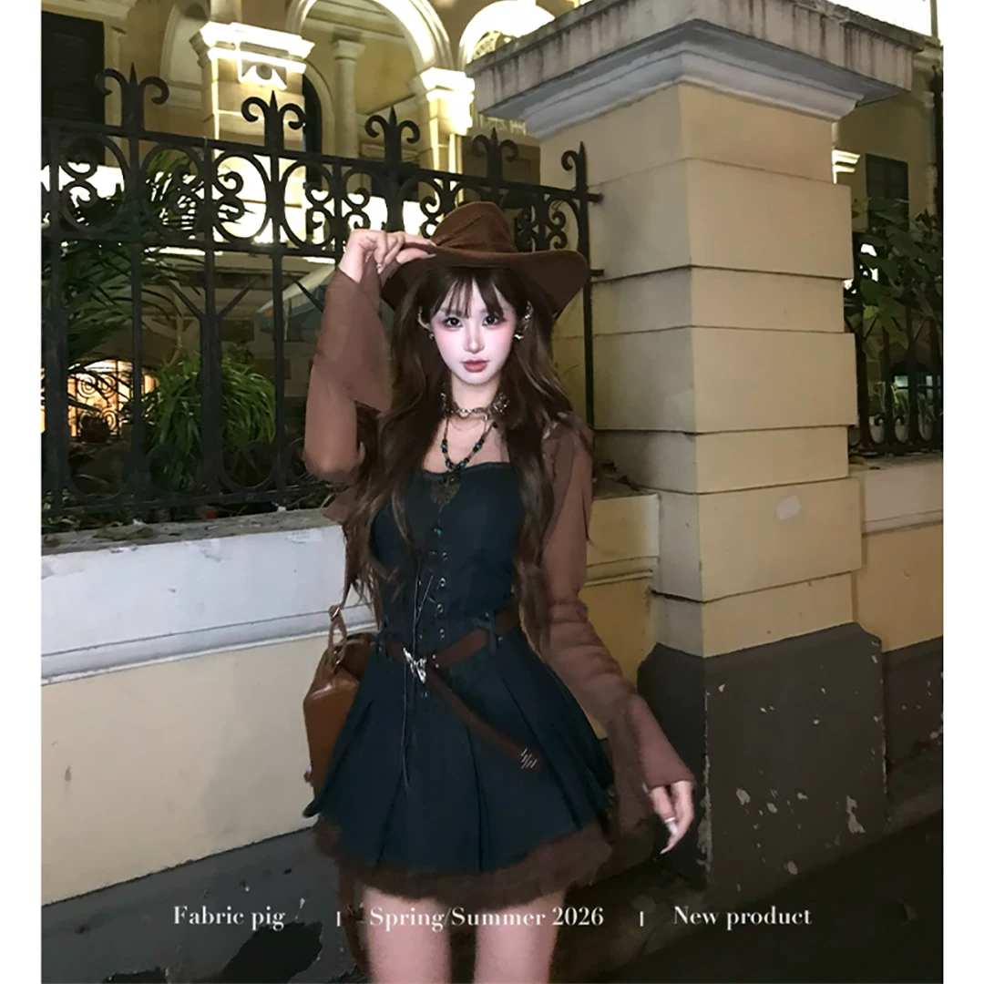 fabricpig デニムワンピースコーデ（単品・セット）
