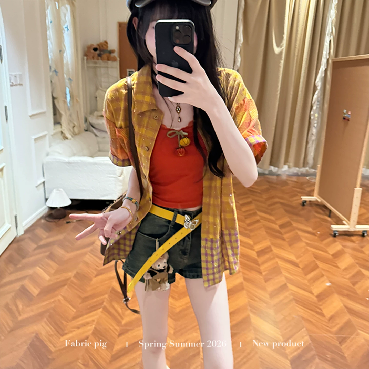 fabricpig チェックシャツコーデ（単品・セット）