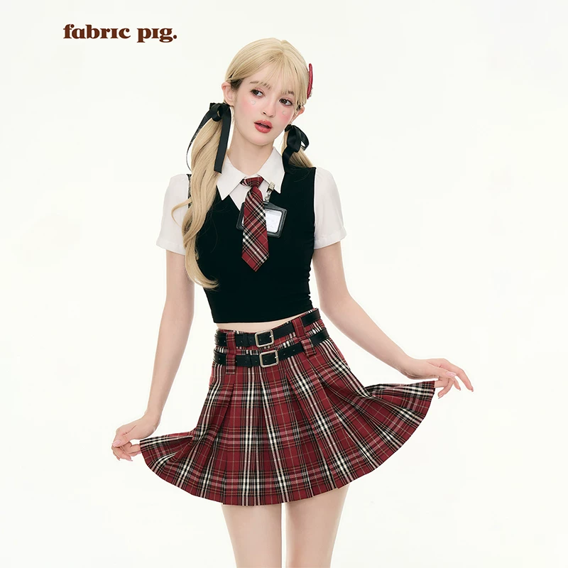 fabricpig チェック柄スカートスクールコーデ（単品・セット）