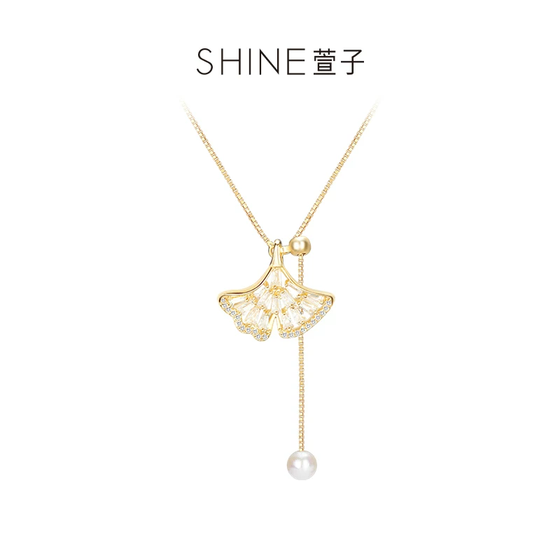 SHINE ギンコパール ネックレス