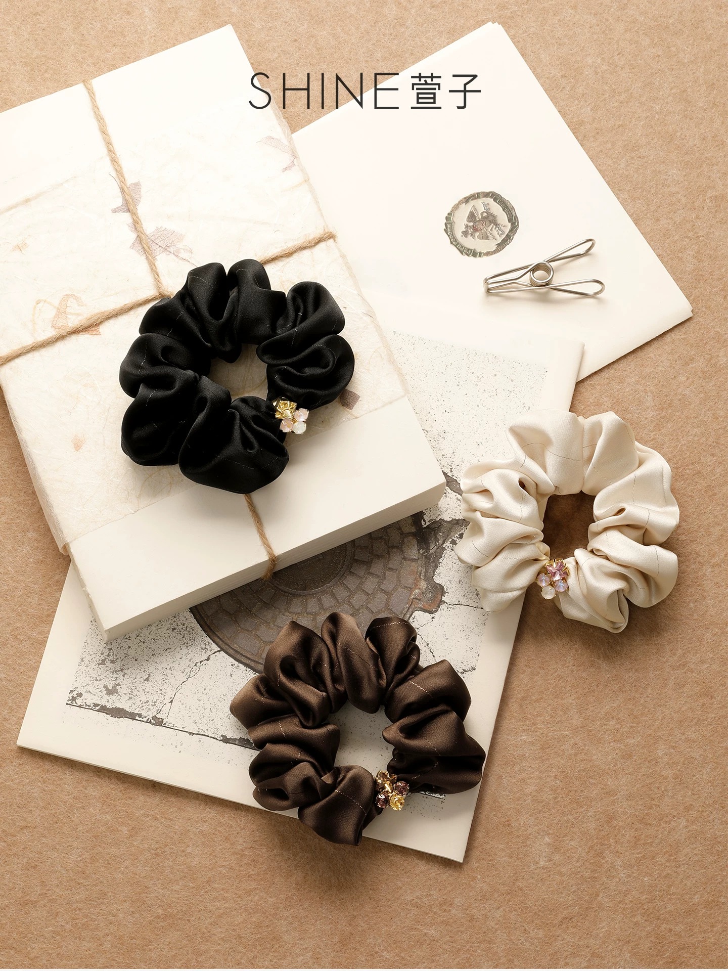 SHINE オータムティー ビジューシュシュ