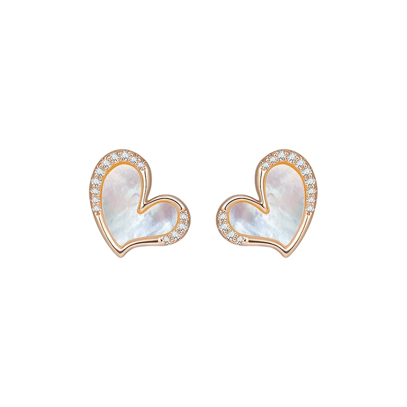 SHINE ハートシェリー ピアス