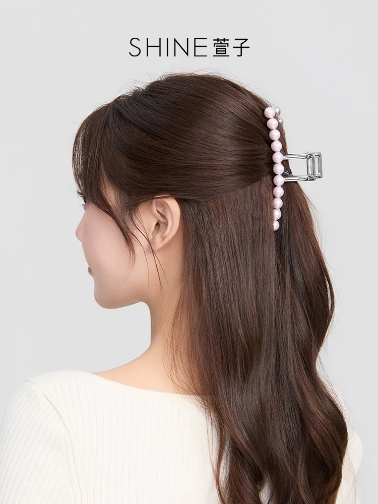 SHINE パール調 ヘアクリップ
