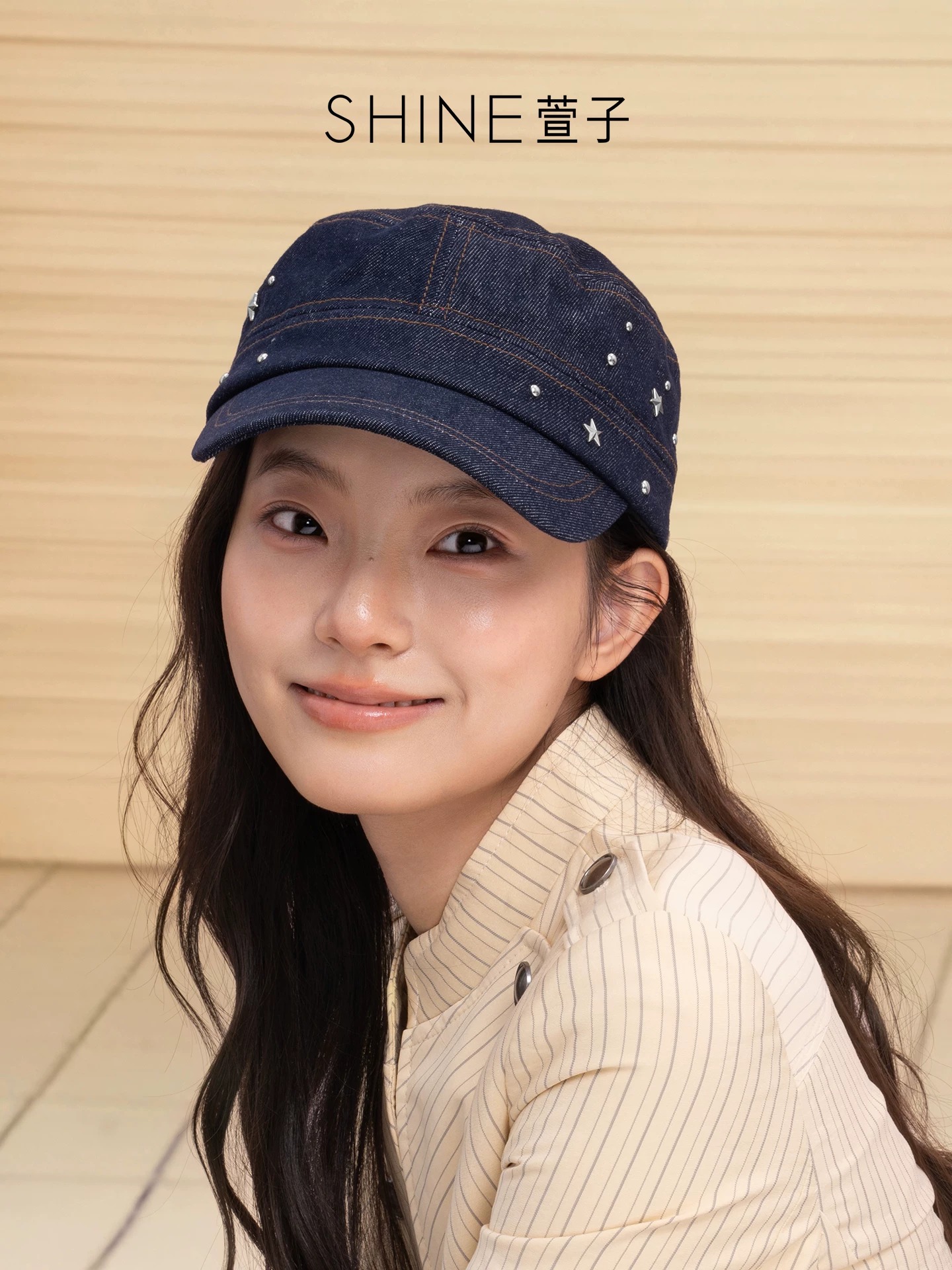 SHINE スターデニム キャップ（タイプ選択）