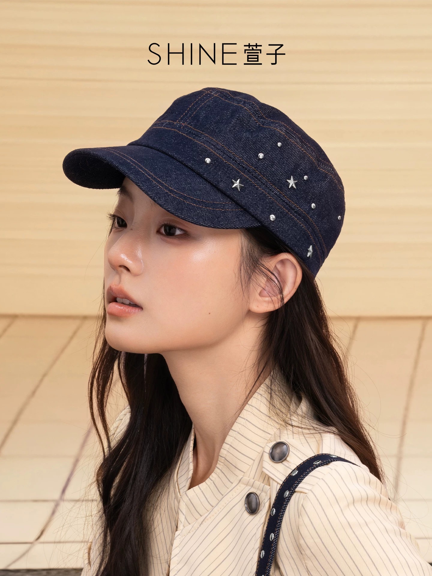 SHINE スターデニム キャップ（タイプ選択）