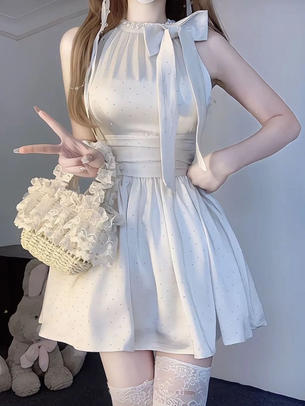 シェリーリボン ミニドレス 商品写真 1