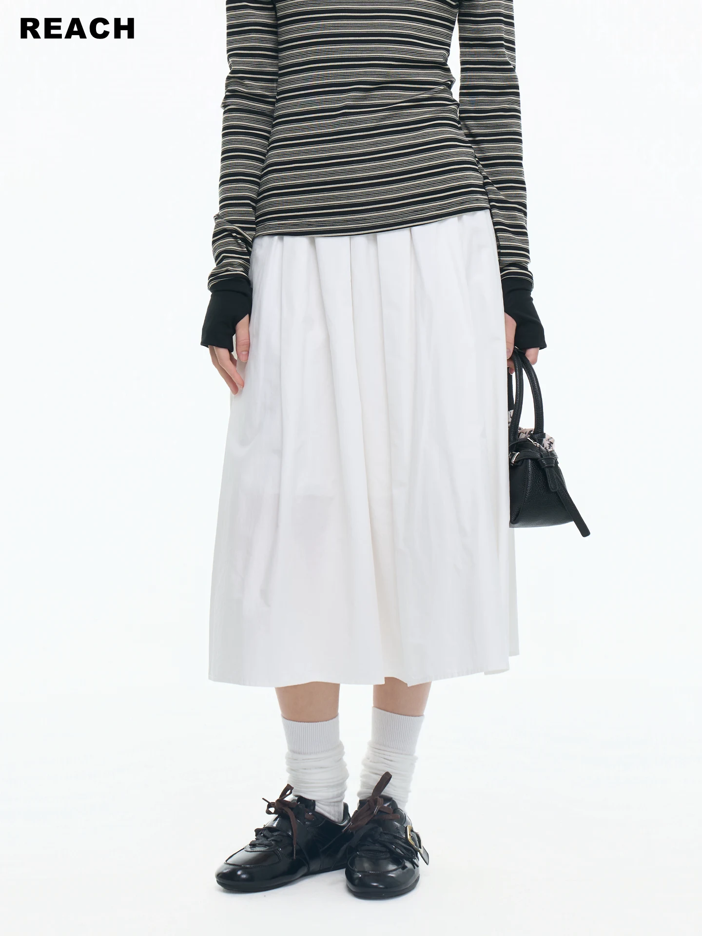 ドローストリング ロングスカート 商品写真 2