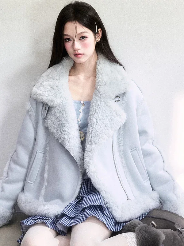 ミントチェック ファータッチジャケット 商品写真 2