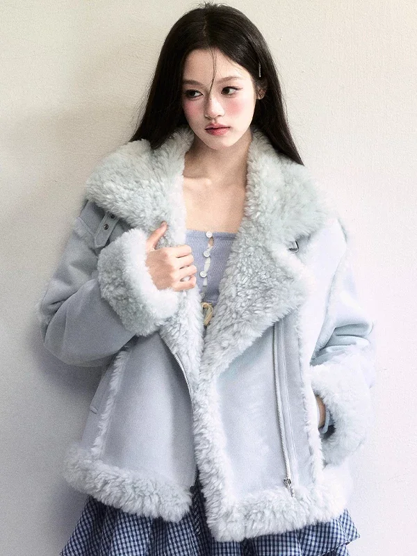 ミントチェック ファータッチジャケット 商品写真 3