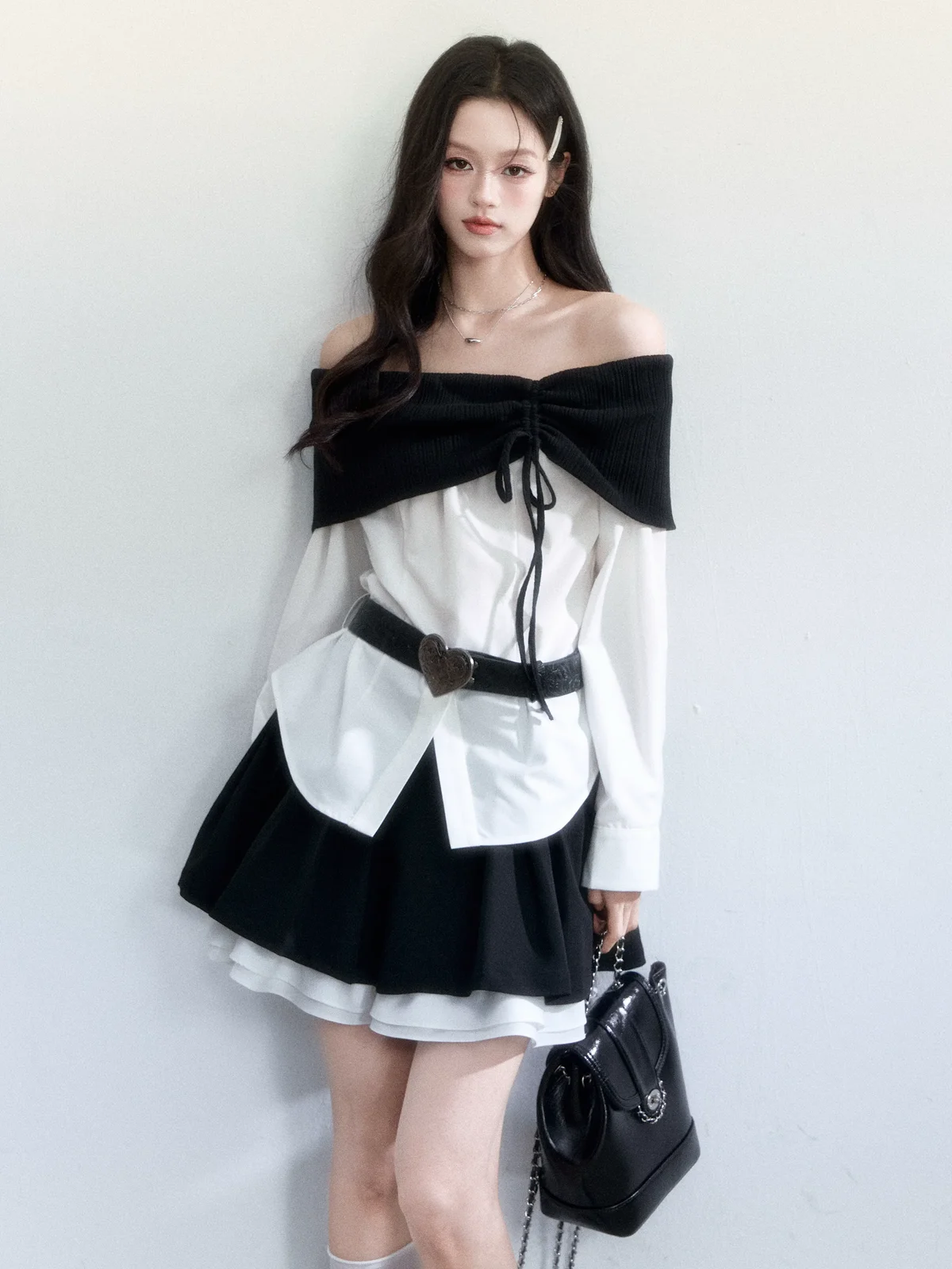 オフショルリボン シャツコレクション 商品写真 1