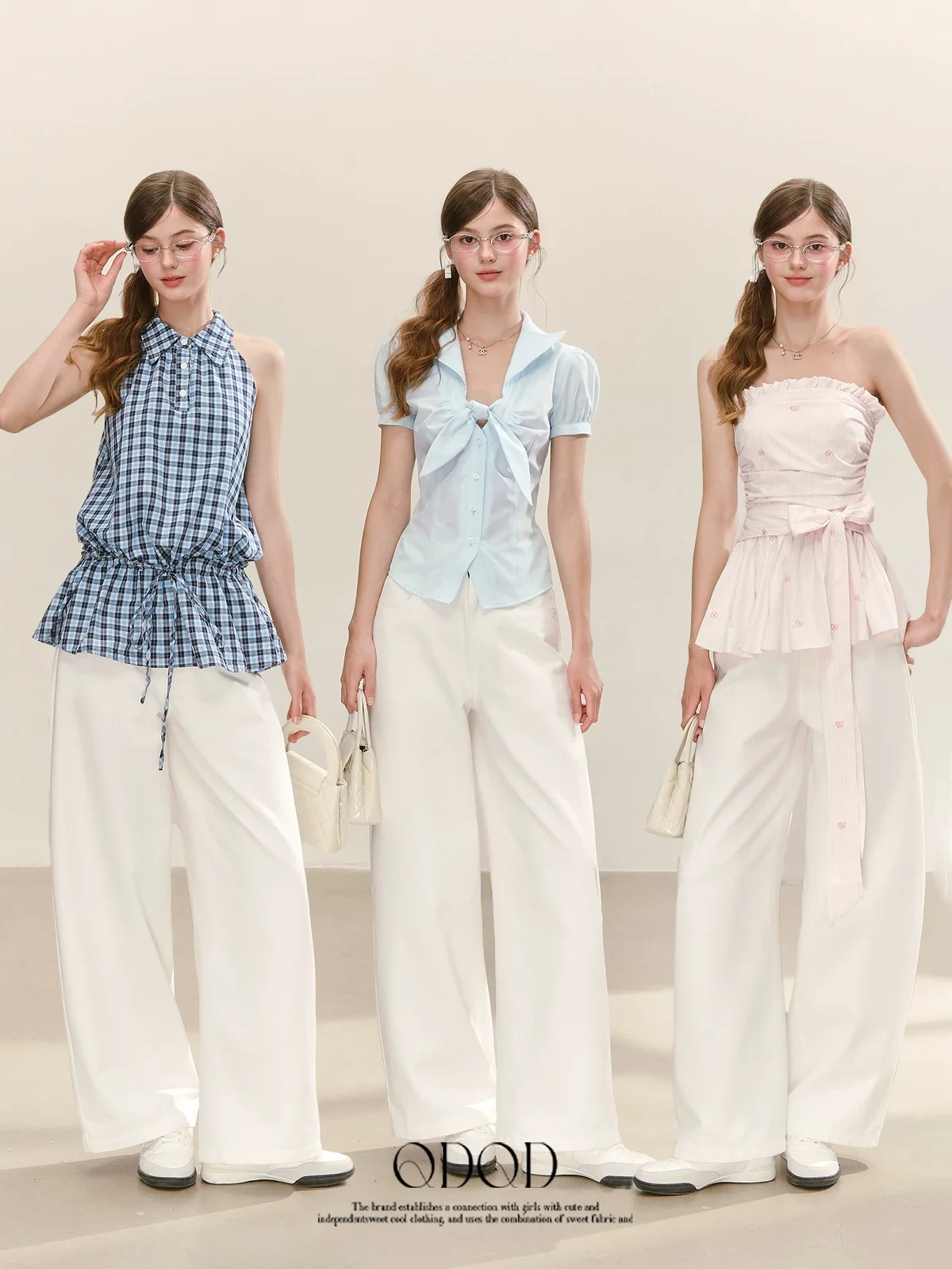 ホワイトワイド パンツ 商品写真 4