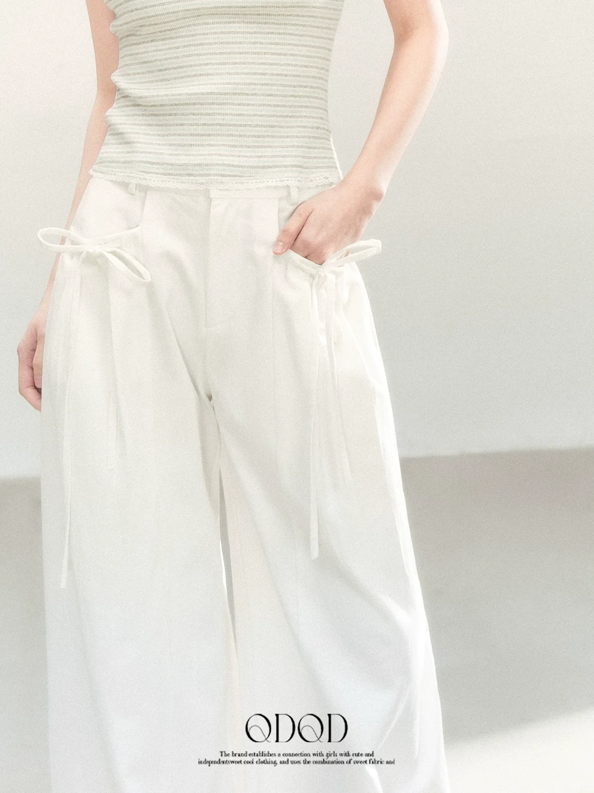 リボンドレープ パンツ 商品写真 4