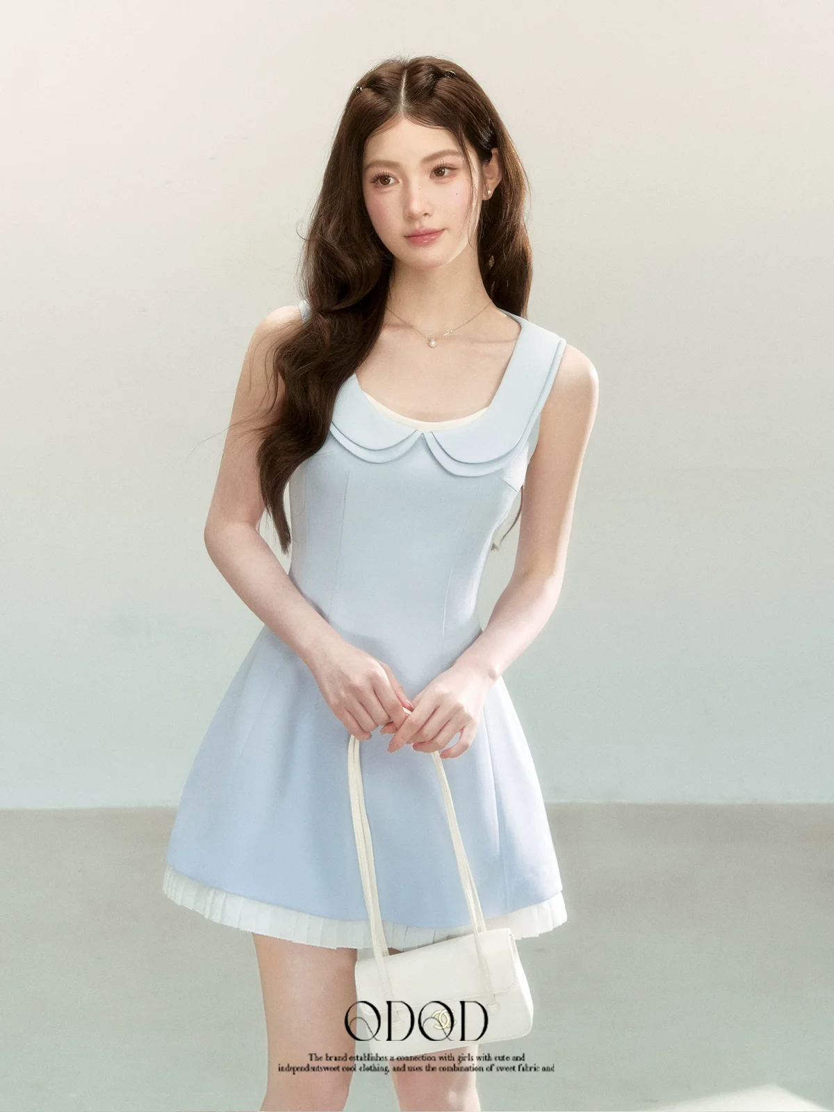 リボンカラー ミニワンピース 商品写真 4