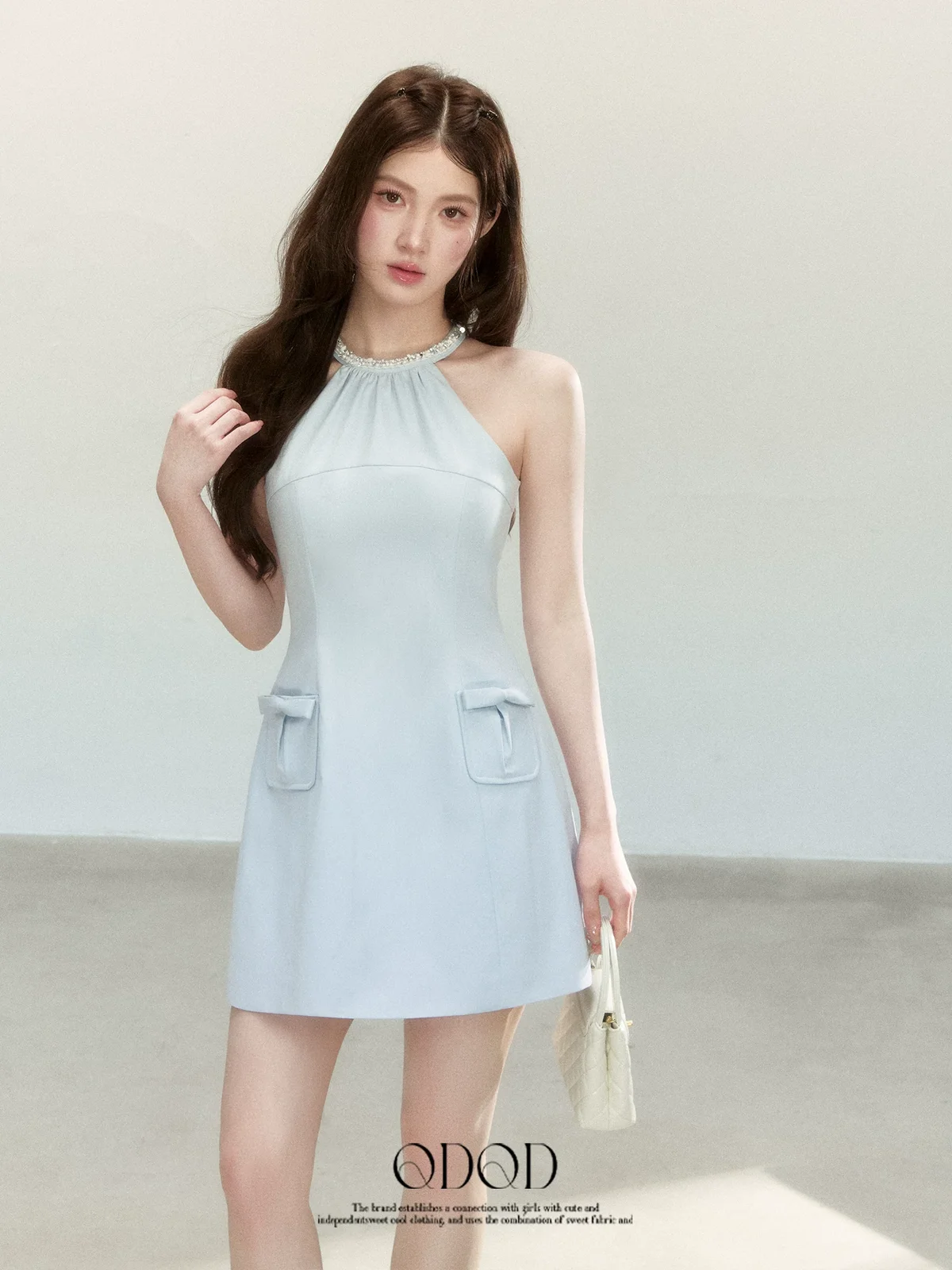 ホルターフレア ミニドレス 商品写真 4