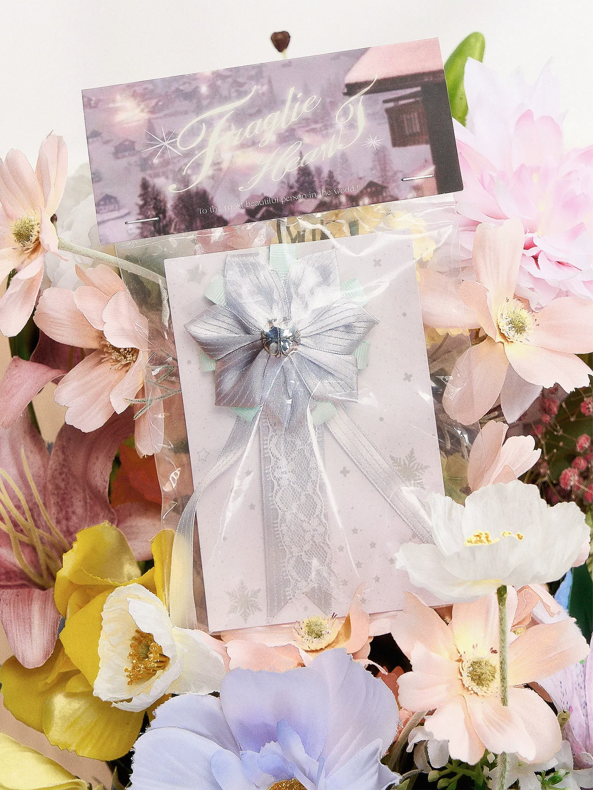 リリーフラワー リボンクリップ 商品写真 1