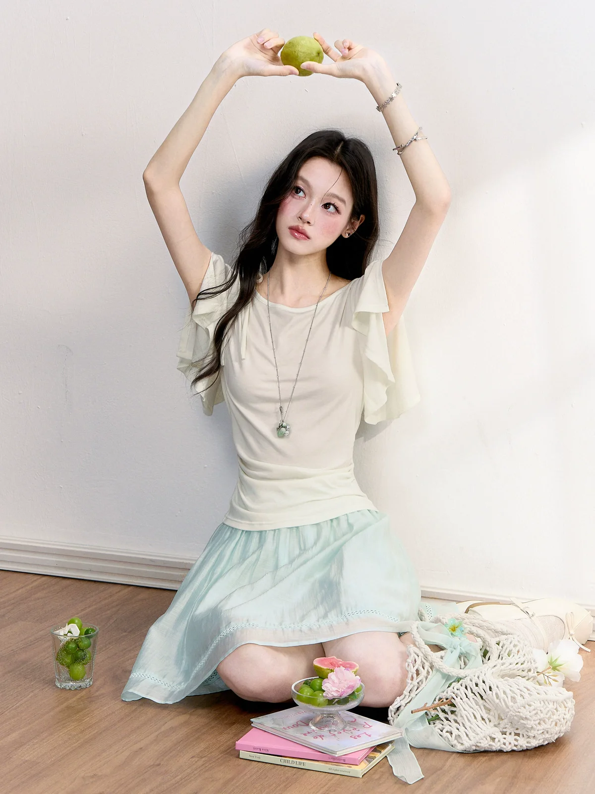 エアリースリーブ Tシャツ 商品写真 4