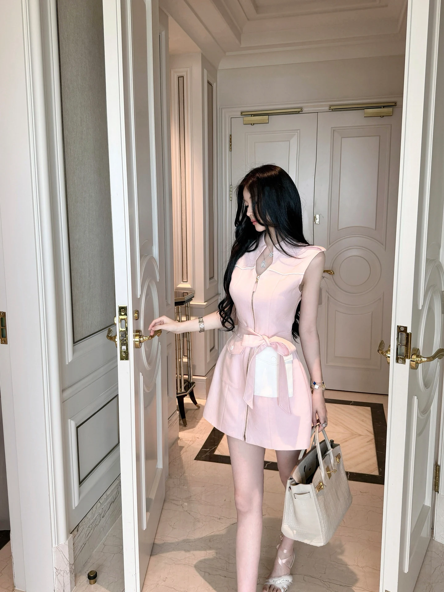 ロゼリボン ミニドレス 商品写真 4